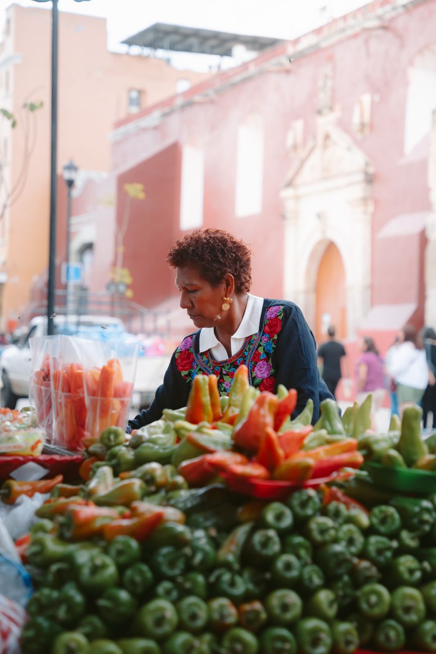 Ancestral kitchen table in Oaxaca